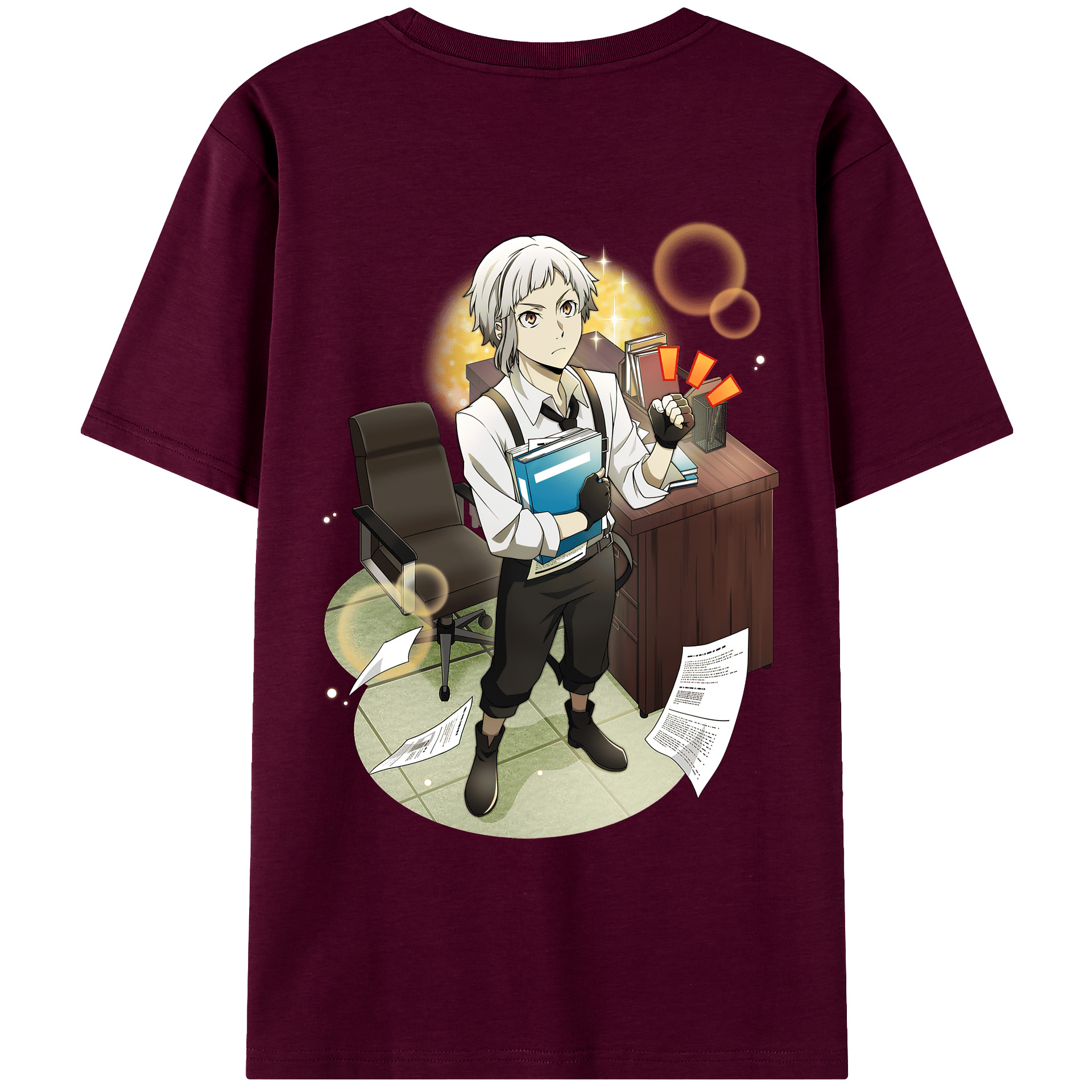 （画像用） 文豪ストレイドッグス Bungo Stray Dogs レディース半袖Tシャツ(バックプリント)